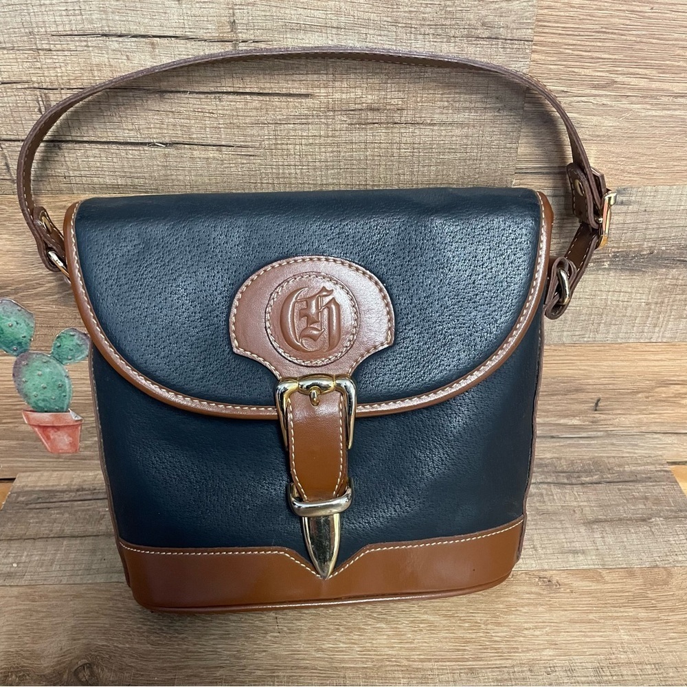 Vintage Charles Hubert leather mini purse hand satchel